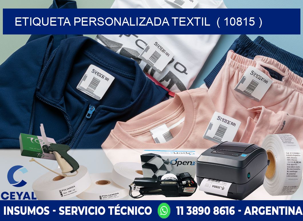 ETIQUETA PERSONALIZADA TEXTIL  ( 10815 )