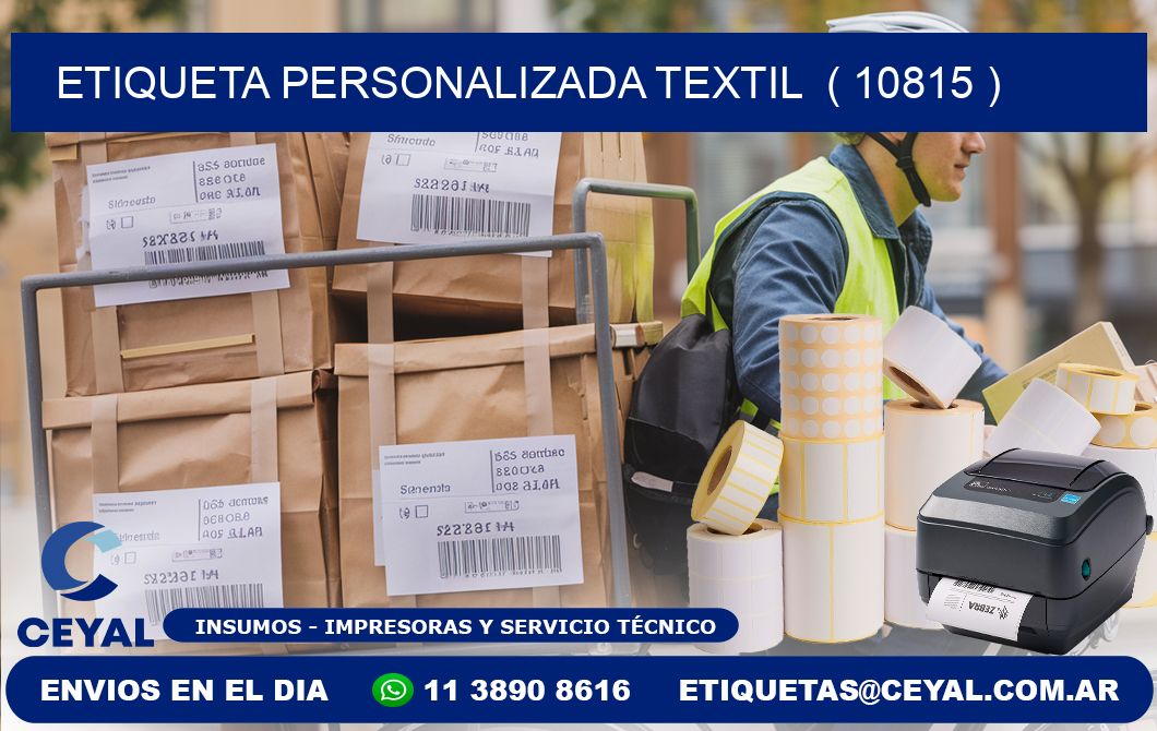 ETIQUETA PERSONALIZADA TEXTIL  ( 10815 )