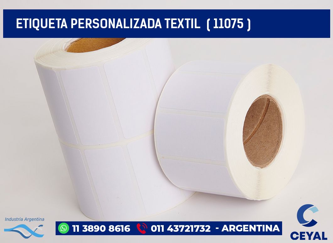 ETIQUETA PERSONALIZADA TEXTIL  ( 11075 )