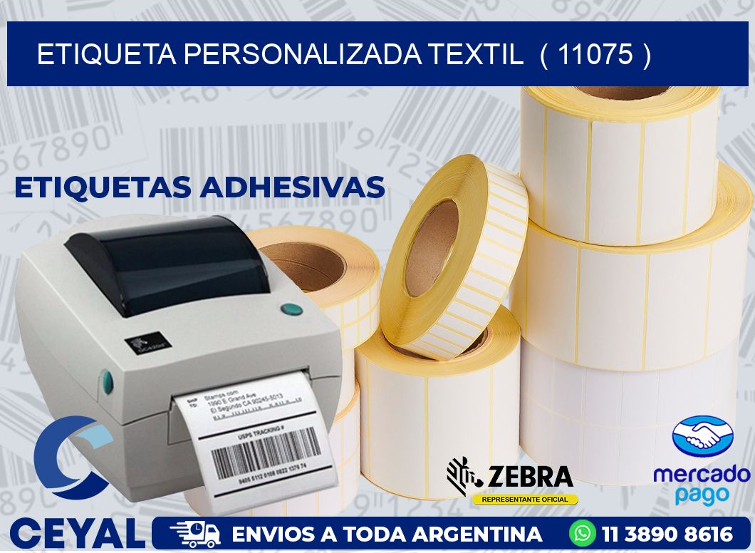 ETIQUETA PERSONALIZADA TEXTIL  ( 11075 )