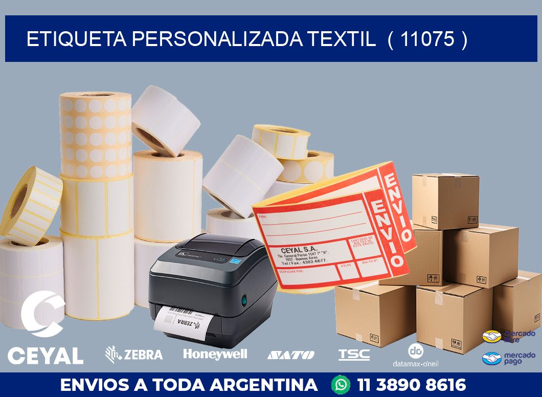 ETIQUETA PERSONALIZADA TEXTIL  ( 11075 )