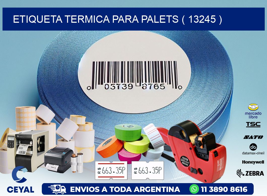 ETIQUETA TERMICA PARA PALETS ( 13245 )