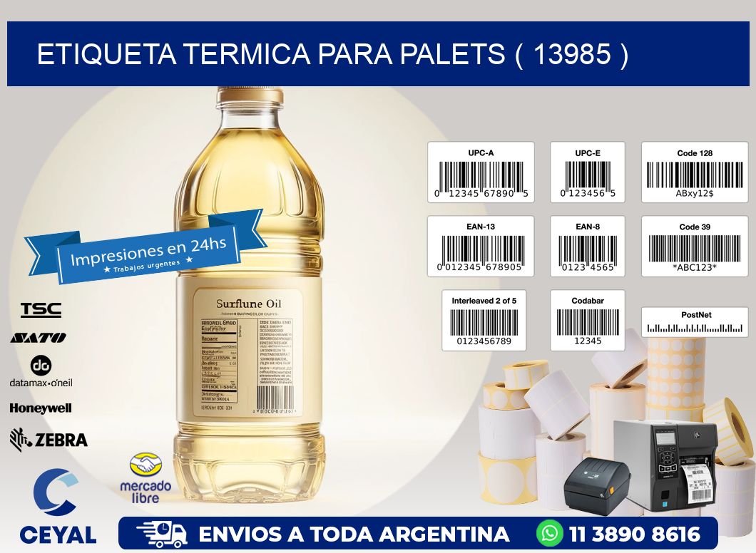 ETIQUETA TERMICA PARA PALETS ( 13985 )
