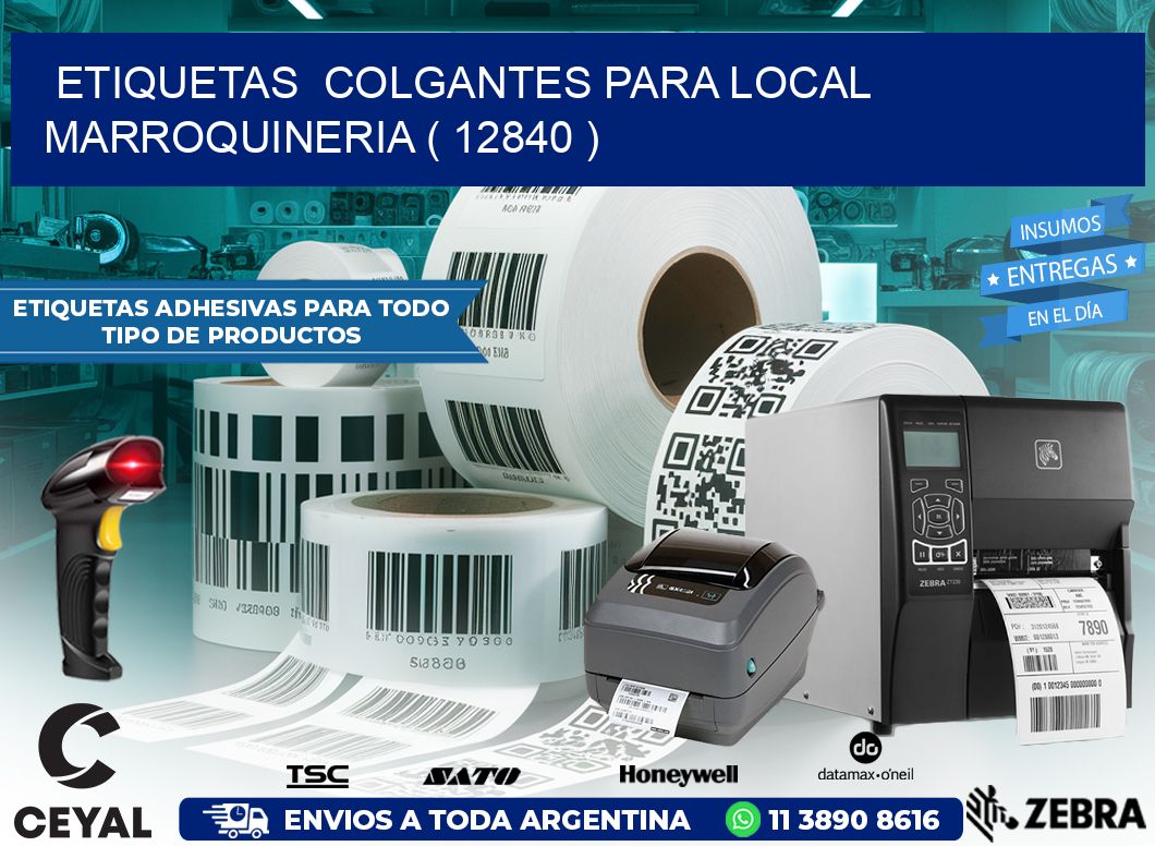 ETIQUETAS  COLGANTES PARA LOCAL MARROQUINERIA ( 12840 )
