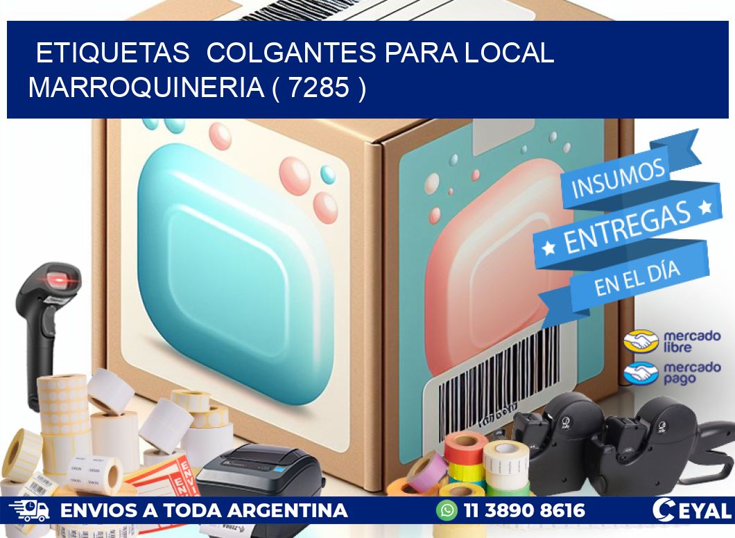 ETIQUETAS COLGANTES PARA LOCAL MARROQUINERIA ( 7285 )