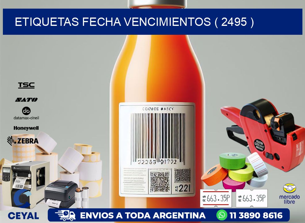 ETIQUETAS FECHA VENCIMIENTOS ( 2495 )