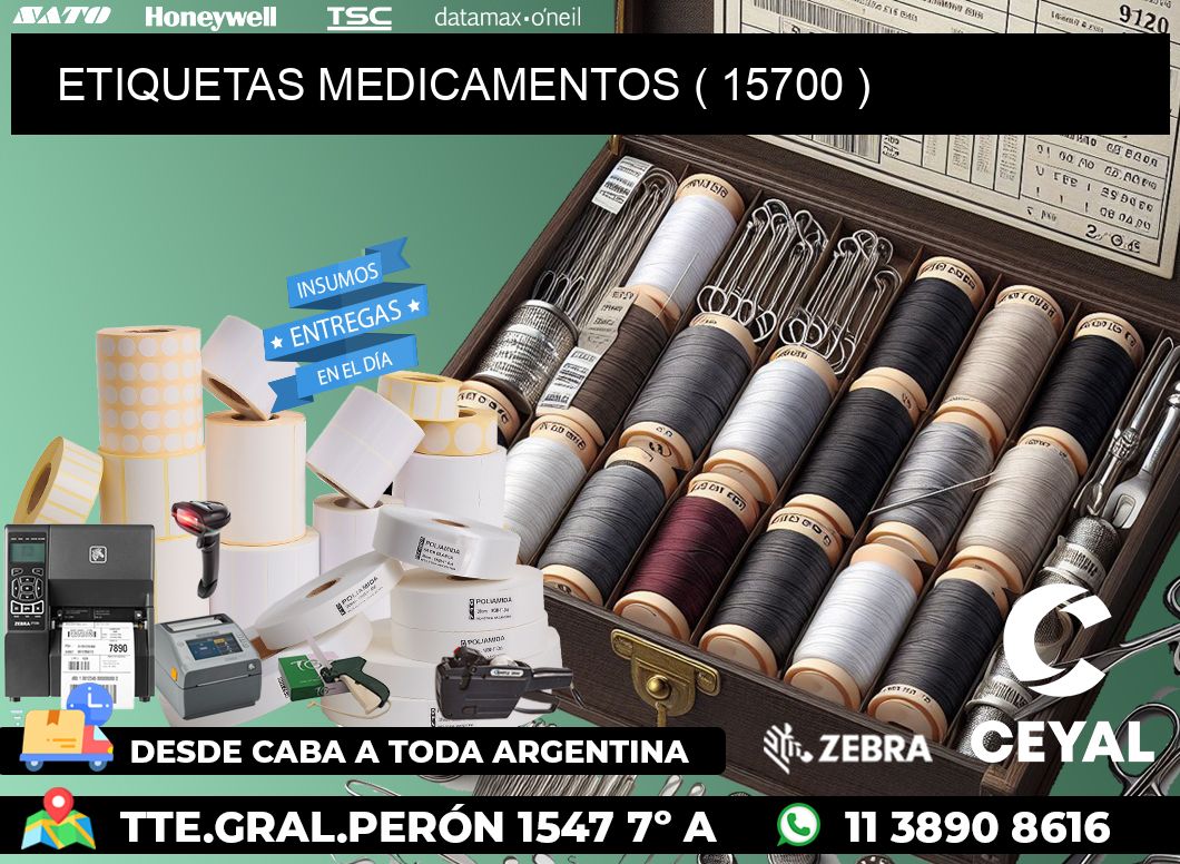 ETIQUETAS MEDICAMENTOS ( 15700 )