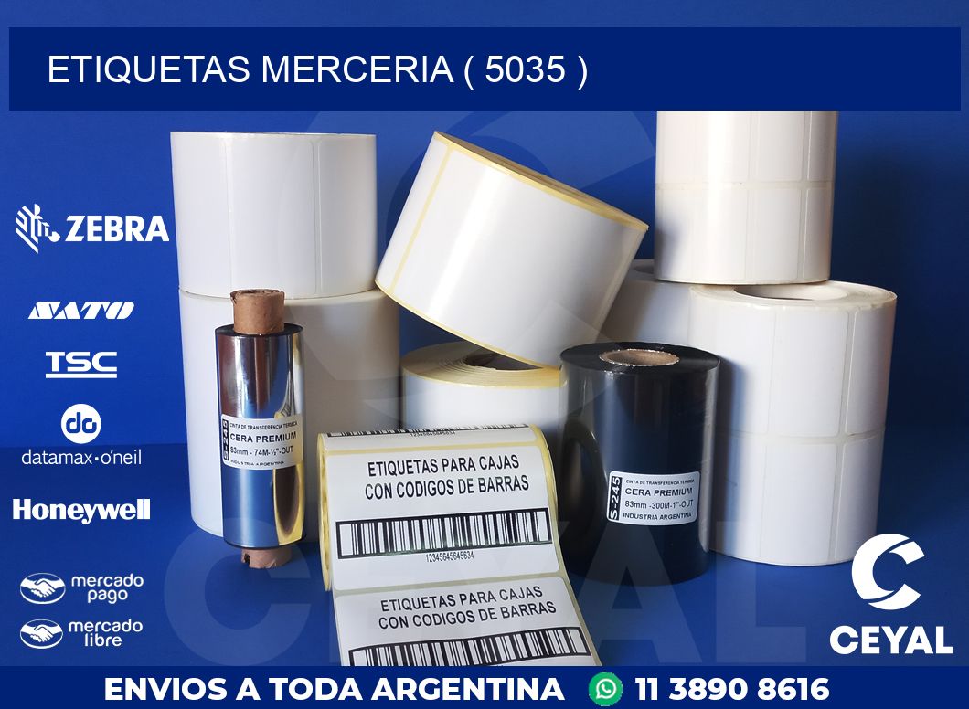 ETIQUETAS MERCERIA ( 5035 )