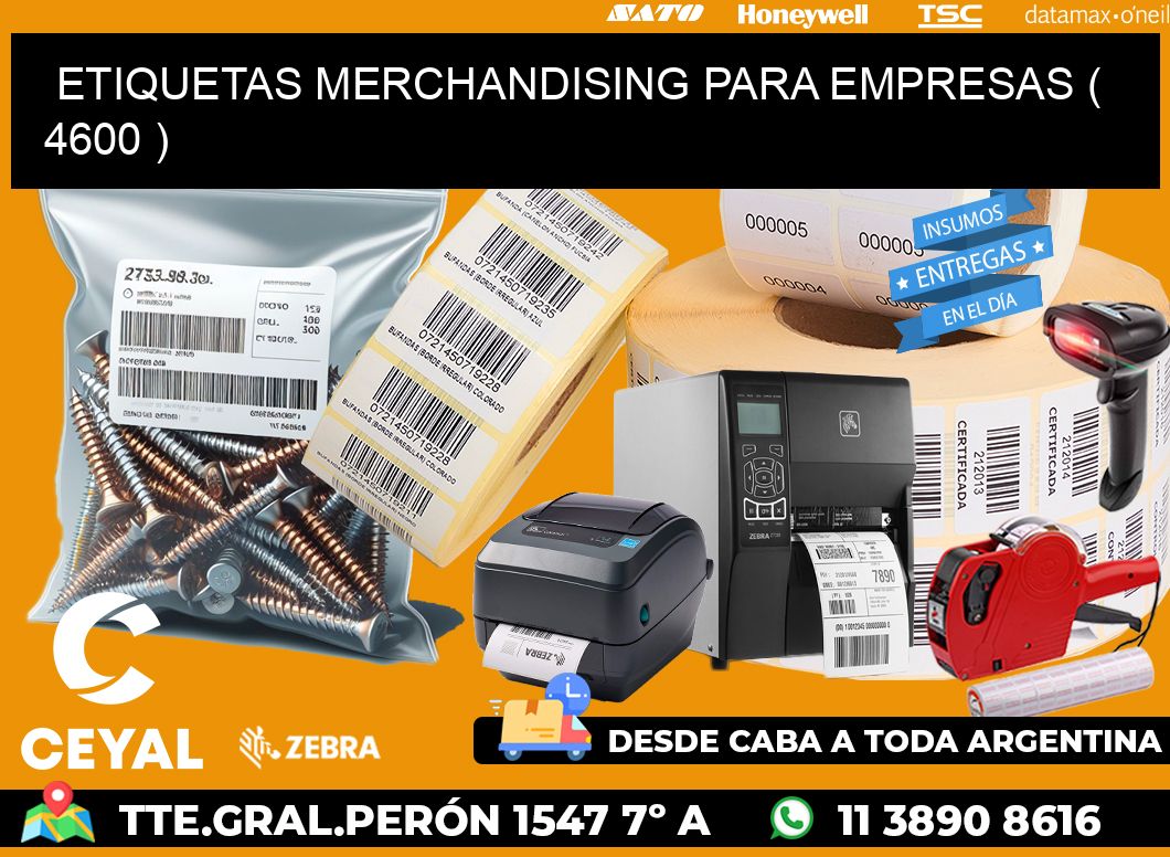 ETIQUETAS MERCHANDISING PARA EMPRESAS ( 4600 )