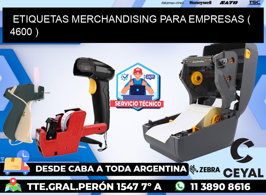 ETIQUETAS MERCHANDISING PARA EMPRESAS ( 4600 )