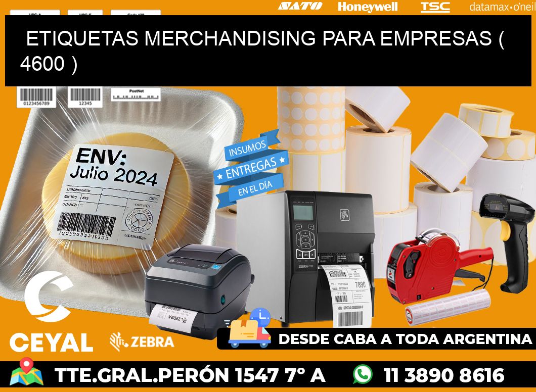 ETIQUETAS MERCHANDISING PARA EMPRESAS ( 4600 )