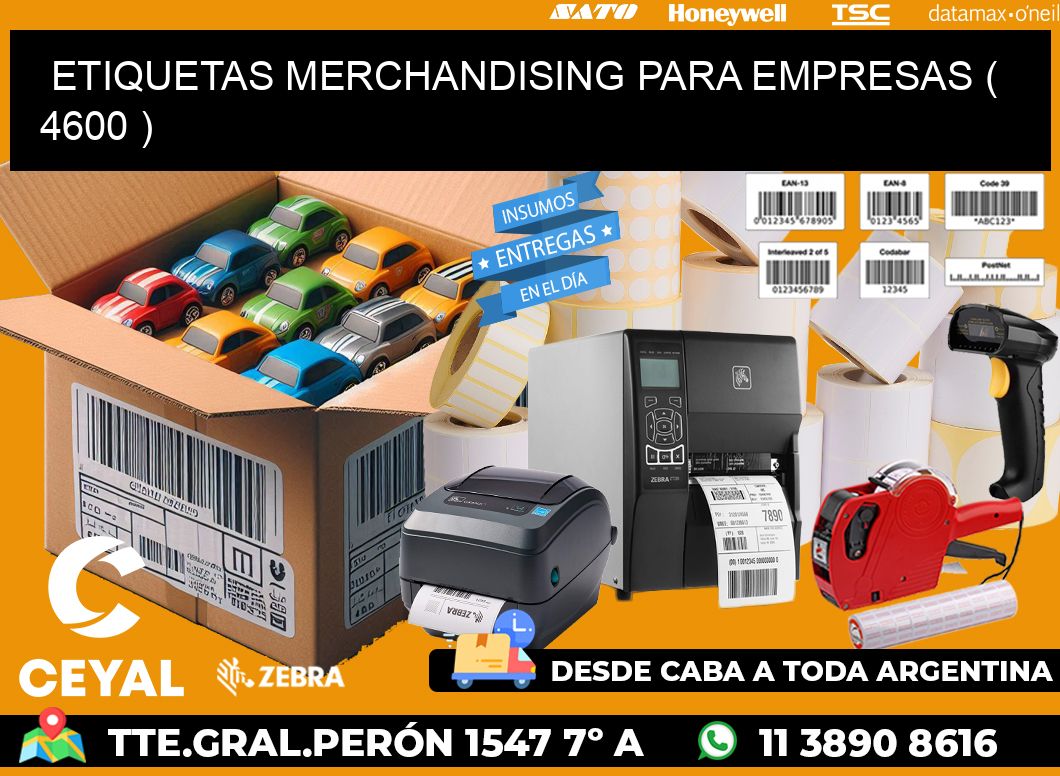 ETIQUETAS MERCHANDISING PARA EMPRESAS ( 4600 )