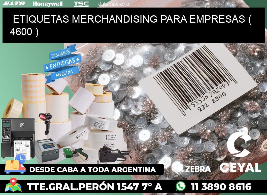 ETIQUETAS MERCHANDISING PARA EMPRESAS ( 4600 )