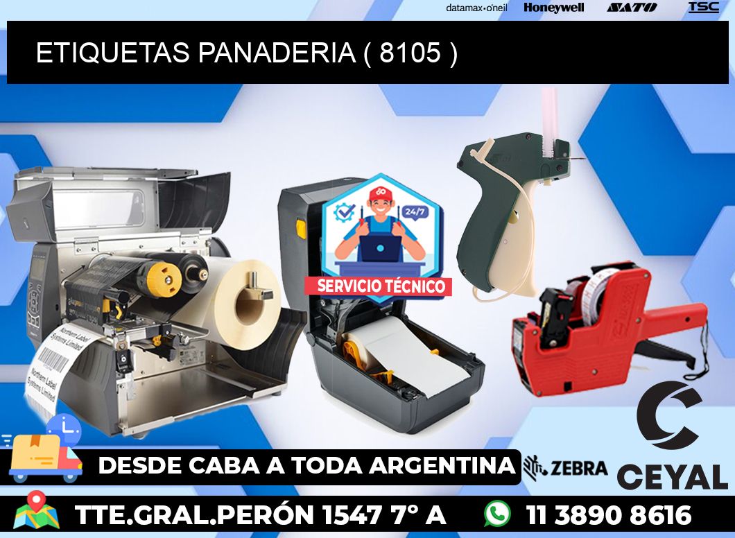 ETIQUETAS PANADERIA ( 8105 )