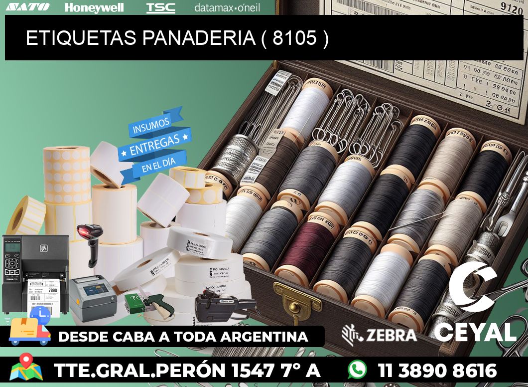ETIQUETAS PANADERIA ( 8105 )