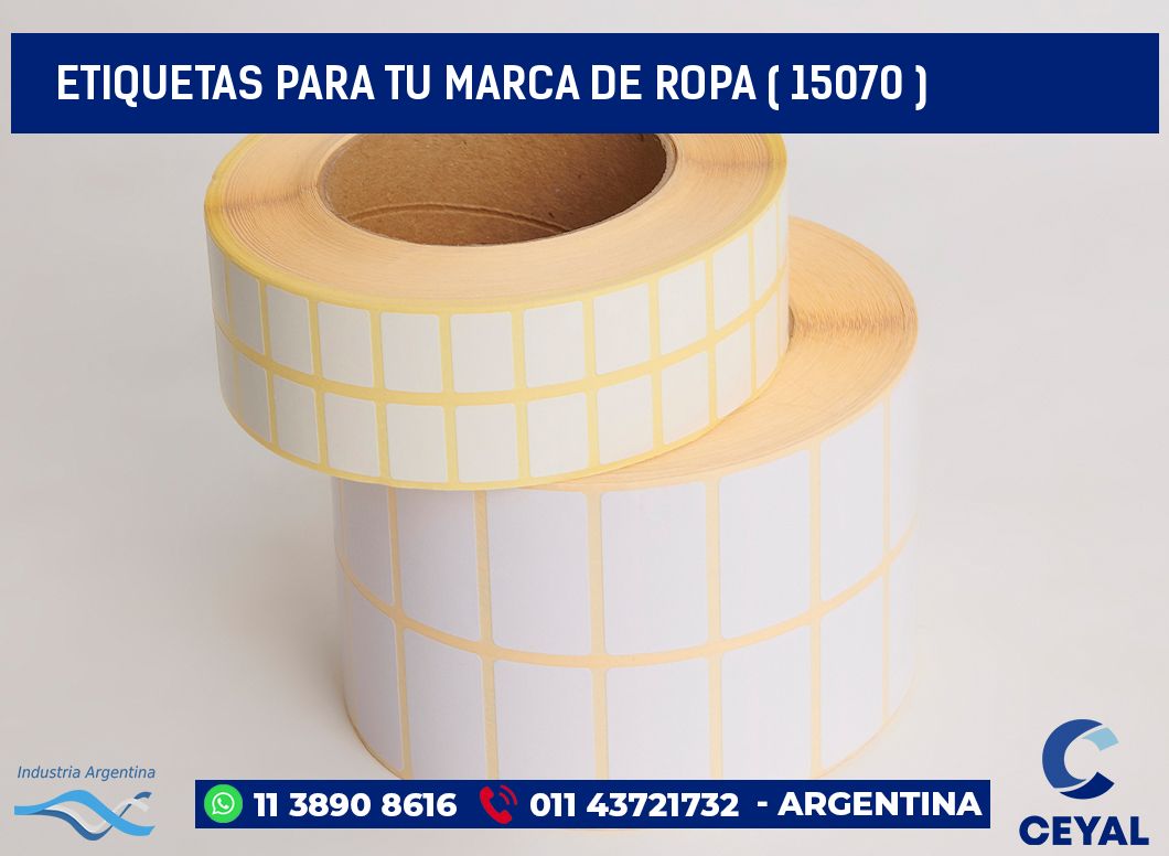 ETIQUETAS PARA TU MARCA DE ROPA ( 15070 )