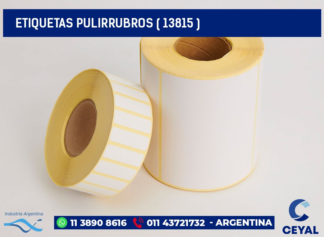 ETIQUETAS PULIRRUBROS ( 13815 )