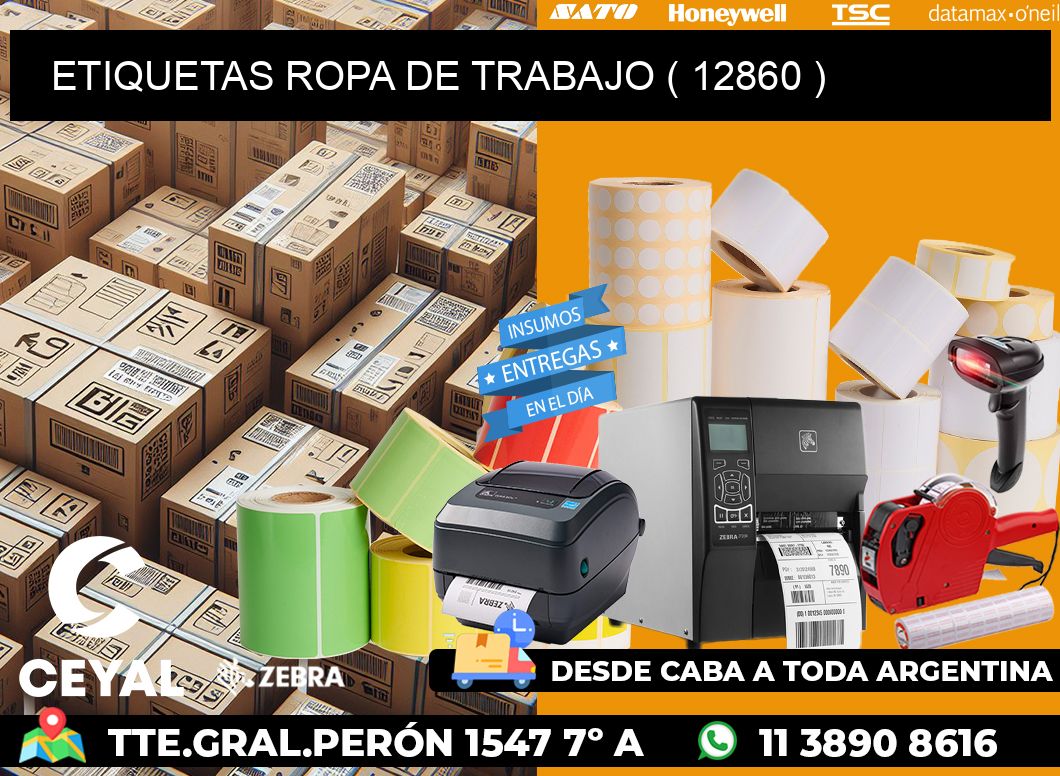 ETIQUETAS ROPA DE TRABAJO ( 12860 )