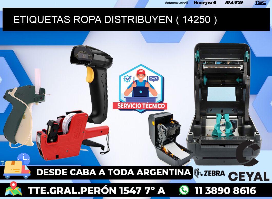 ETIQUETAS ROPA DISTRIBUYEN ( 14250 )