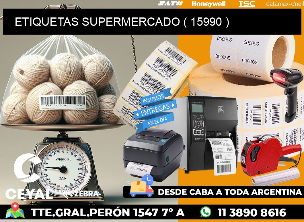 ETIQUETAS SUPERMERCADO ( 15990 )