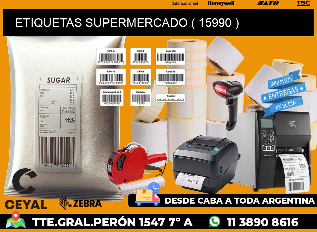 ETIQUETAS SUPERMERCADO ( 15990 )