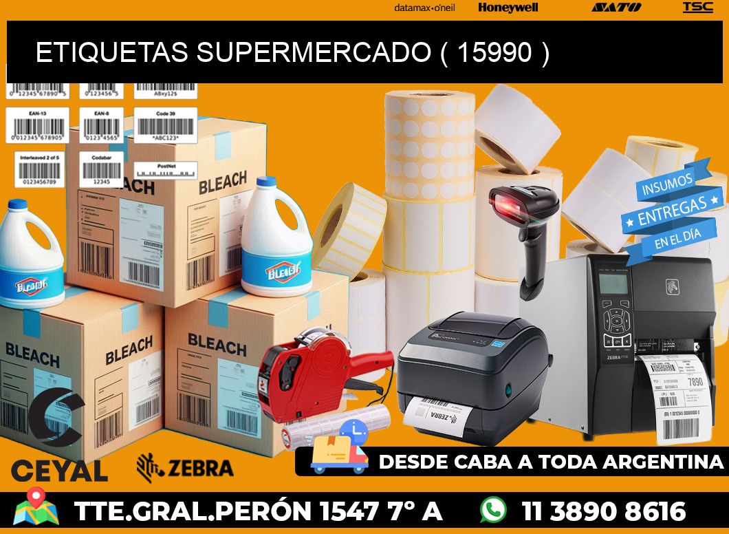ETIQUETAS SUPERMERCADO ( 15990 )