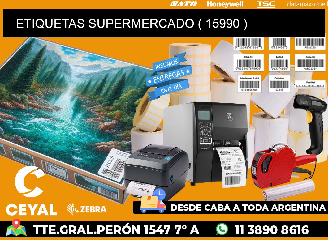 ETIQUETAS SUPERMERCADO ( 15990 )