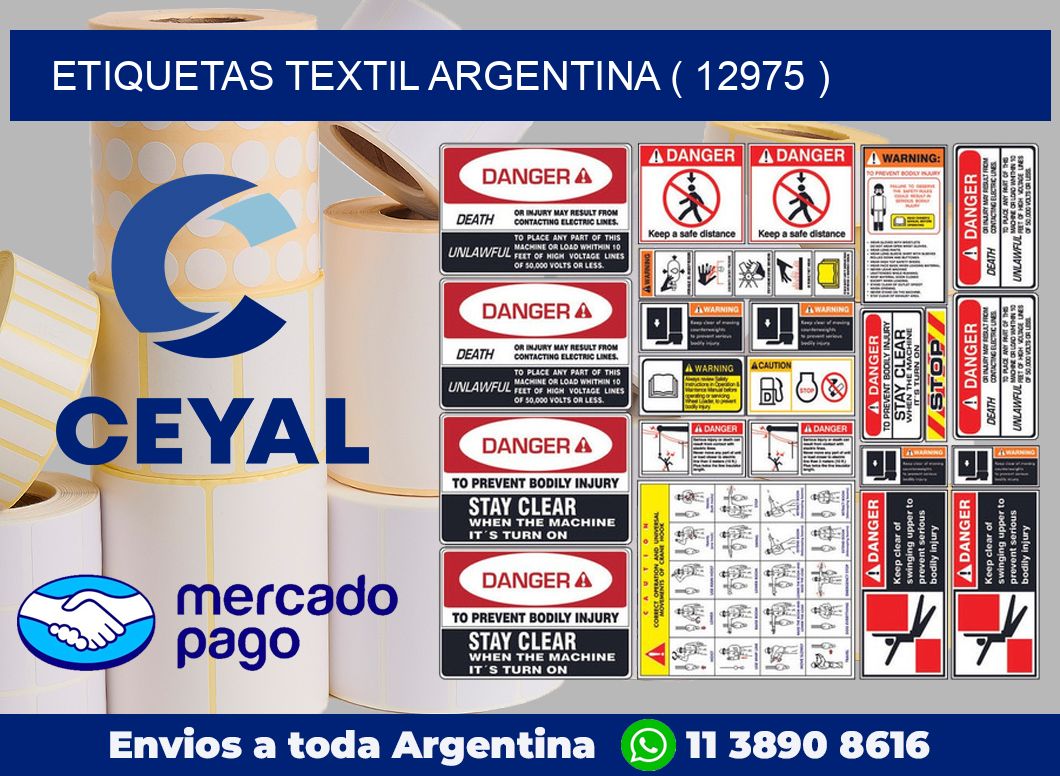 ETIQUETAS TEXTIL ARGENTINA ( 12975 )