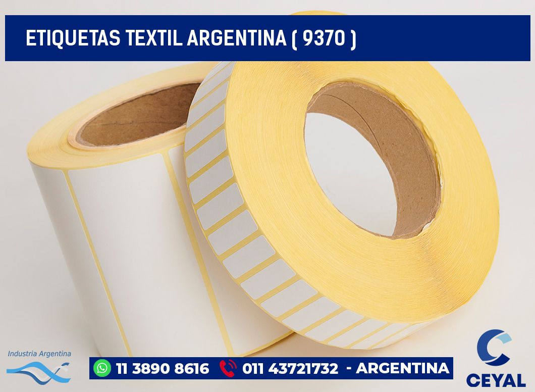 ETIQUETAS TEXTIL ARGENTINA ( 9370 )