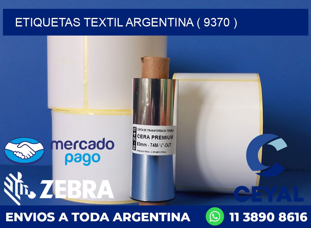 ETIQUETAS TEXTIL ARGENTINA ( 9370 )