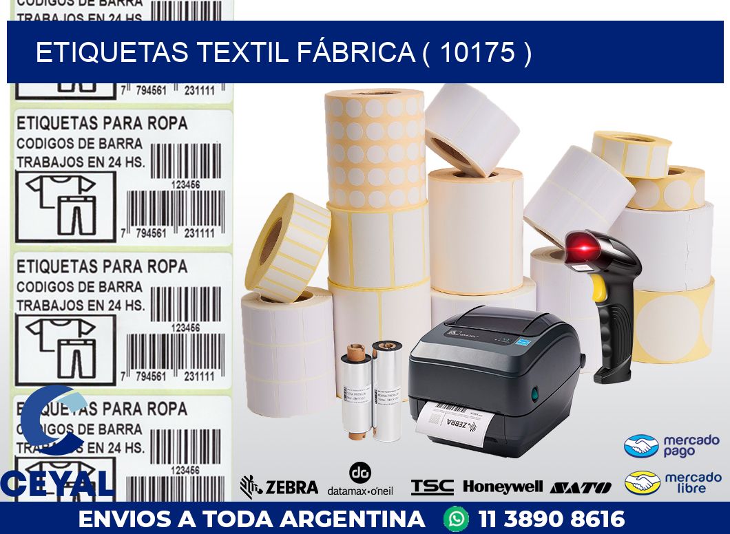 ETIQUETAS TEXTIL FÁBRICA ( 10175 )