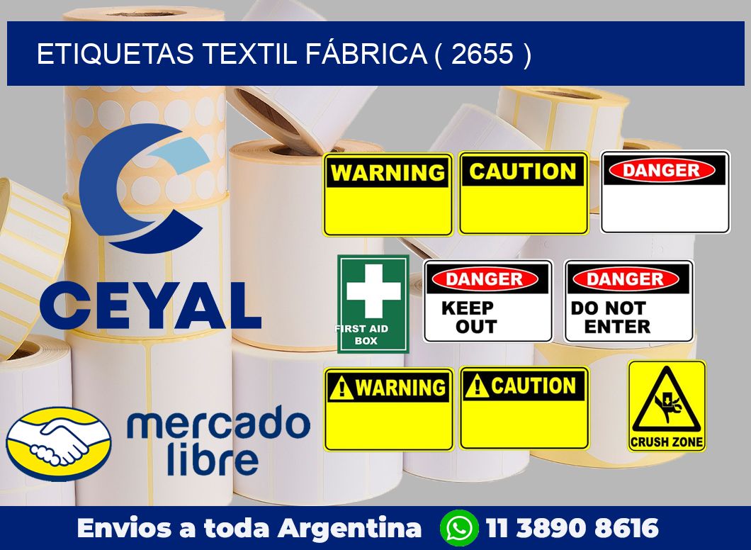 ETIQUETAS TEXTIL FÁBRICA ( 2655 )