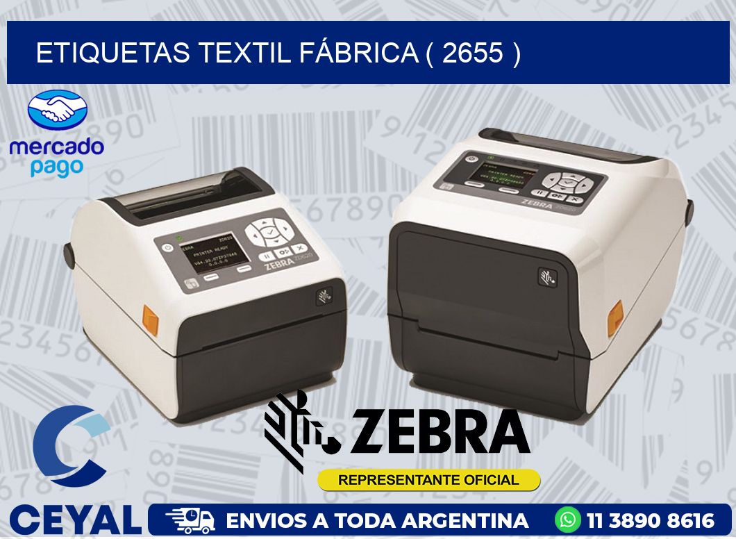 ETIQUETAS TEXTIL FÁBRICA ( 2655 )