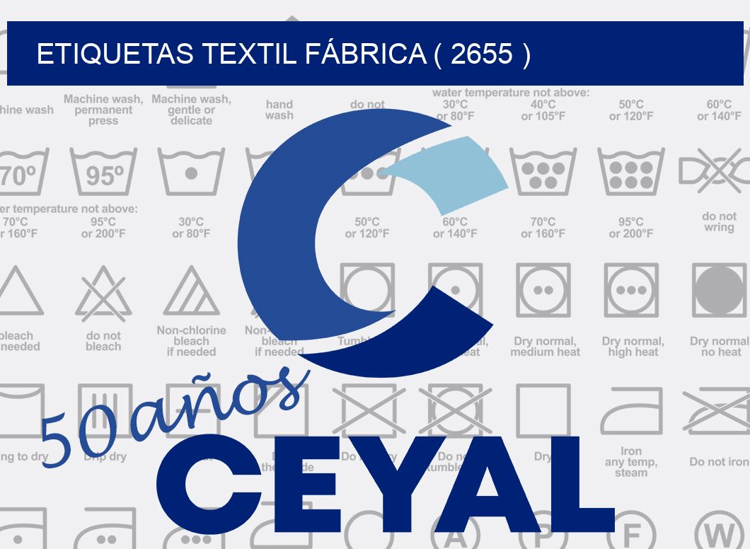 ETIQUETAS TEXTIL FÁBRICA ( 2655 )