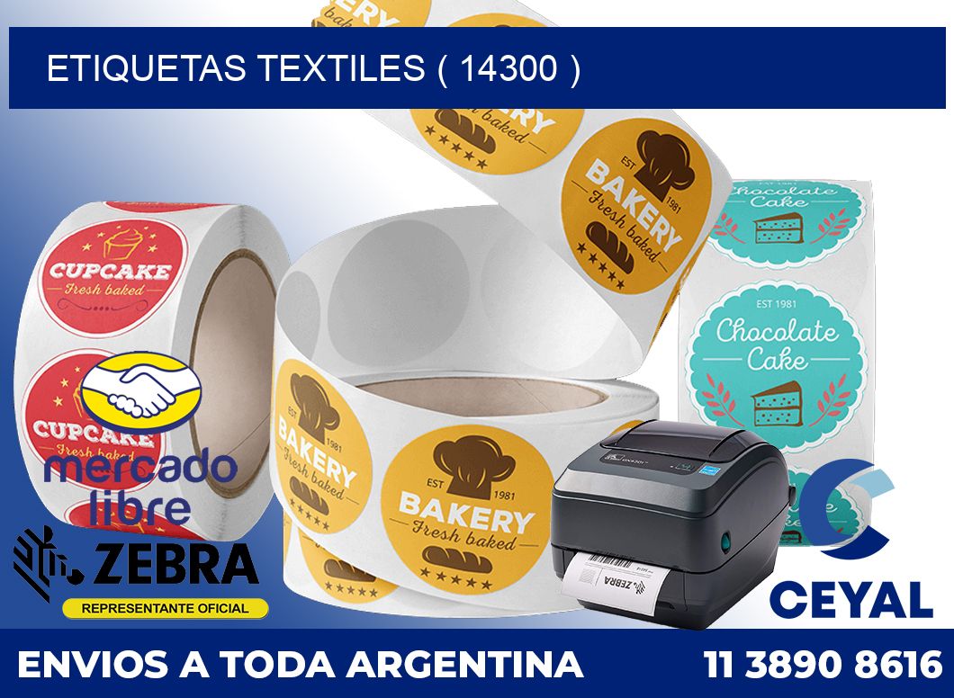 ETIQUETAS TEXTILES ( 14300 )