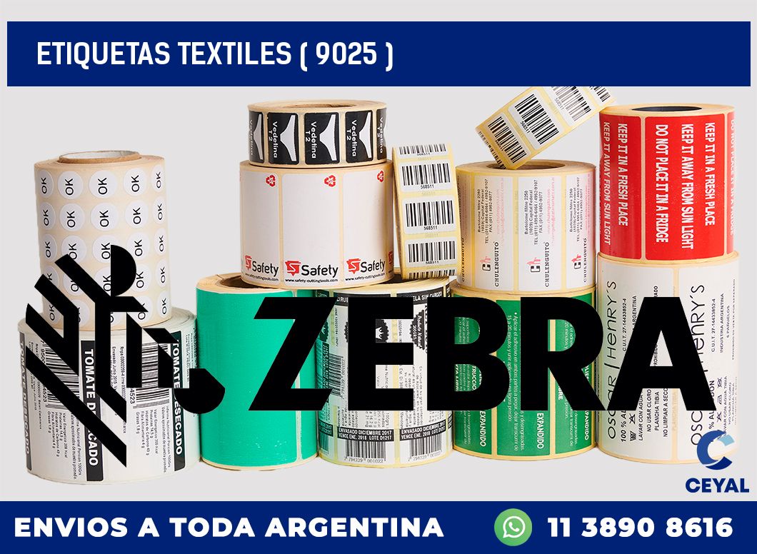 ETIQUETAS TEXTILES ( 9025 )