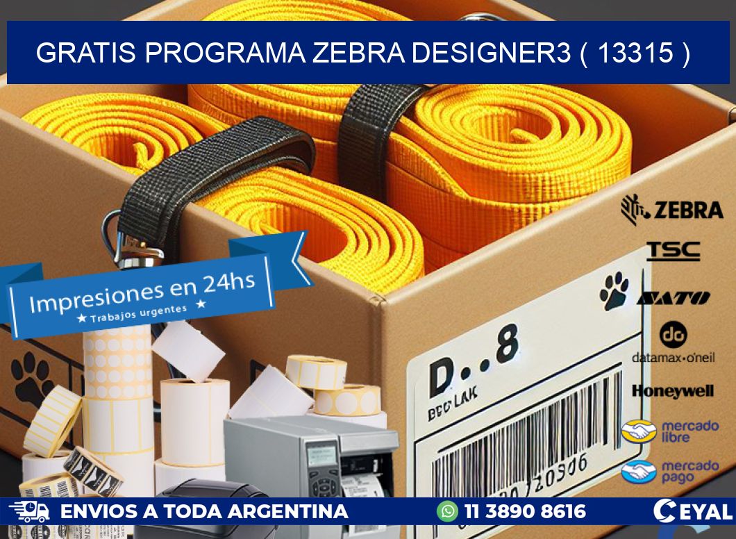 GRATIS PROGRAMA ZEBRA DESIGNER3 ( 13315 )