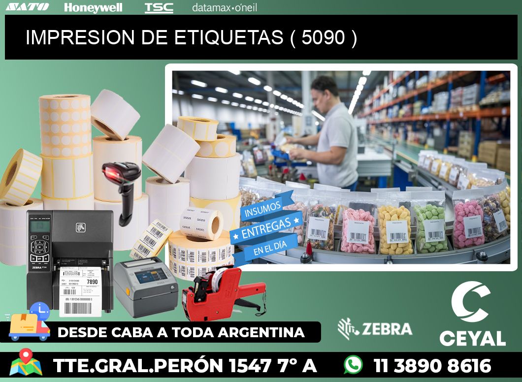 IMPRESION DE ETIQUETAS ( 5090 )