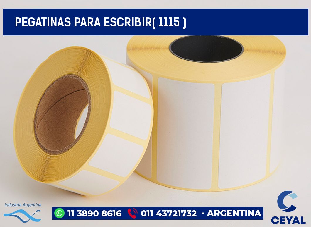 PEGATINAS PARA ESCRIBIR( 1115 )