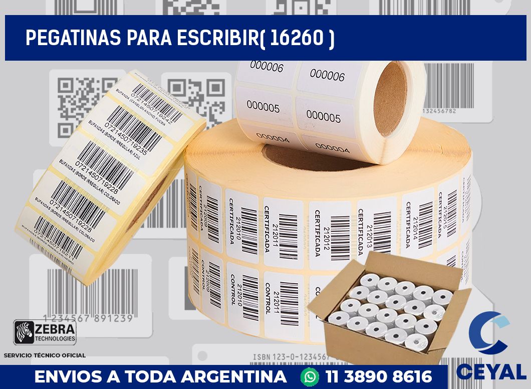 PEGATINAS PARA ESCRIBIR( 16260 )