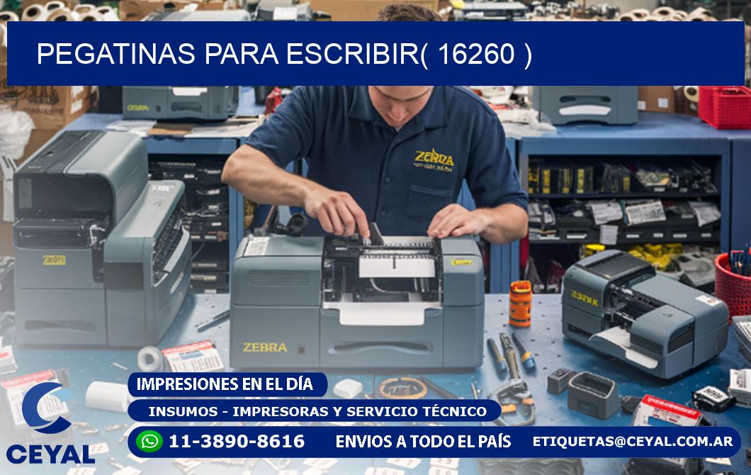 PEGATINAS PARA ESCRIBIR( 16260 )