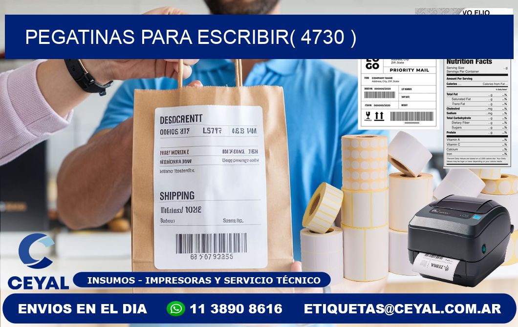 PEGATINAS PARA ESCRIBIR( 4730 )