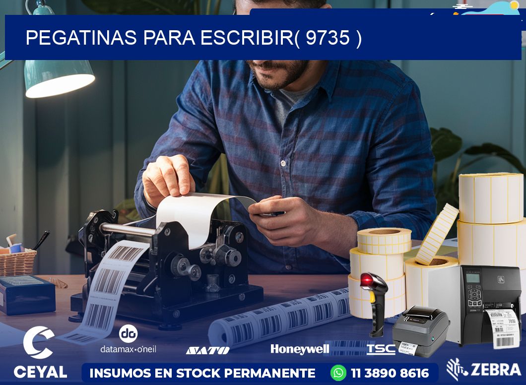 PEGATINAS PARA ESCRIBIR( 9735 )