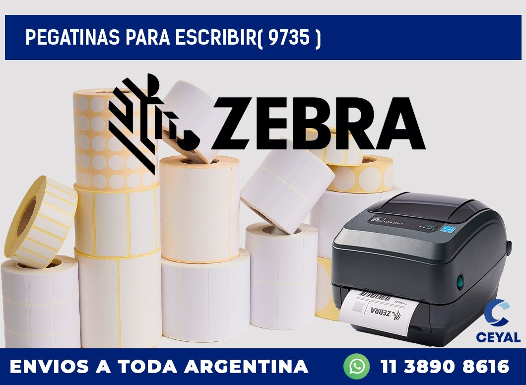 PEGATINAS PARA ESCRIBIR( 9735 )