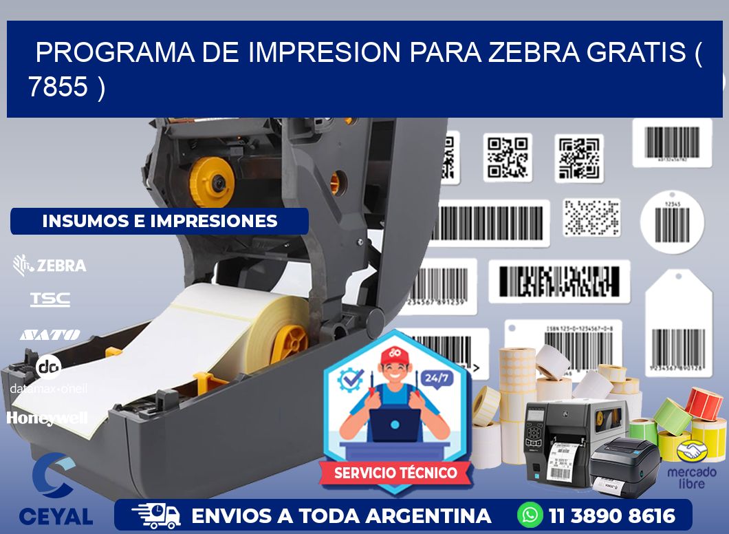 PROGRAMA DE IMPRESION PARA ZEBRA GRATIS ( 7855 )