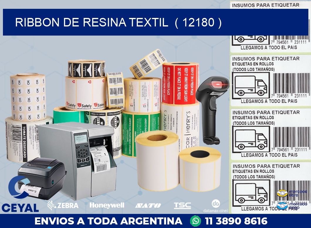 RIBBON DE RESINA TEXTIL  ( 12180 )