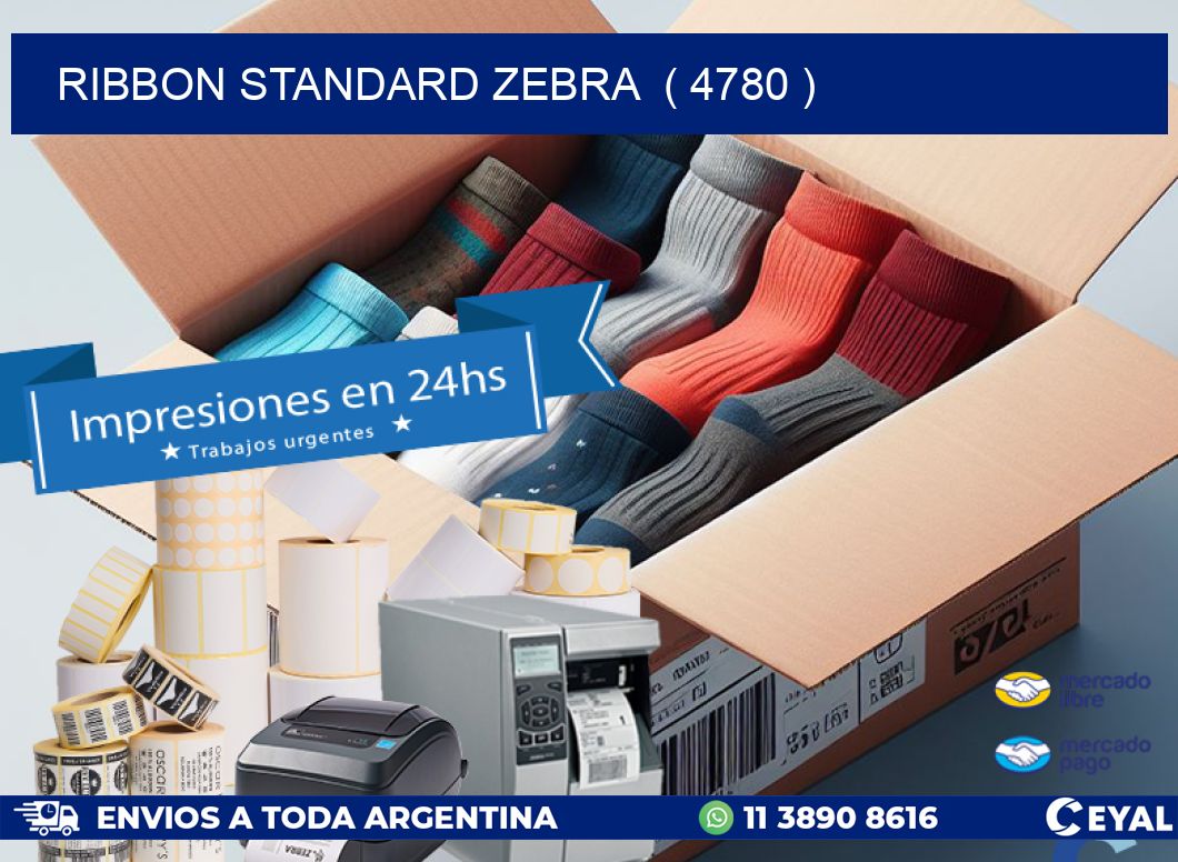 RIBBON STANDARD ZEBRA ( 4780 )