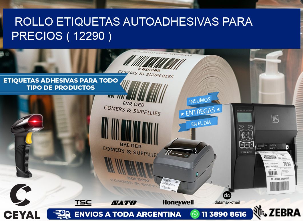 ROLLO ETIQUETAS AUTOADHESIVAS PARA PRECIOS ( 12290 )
