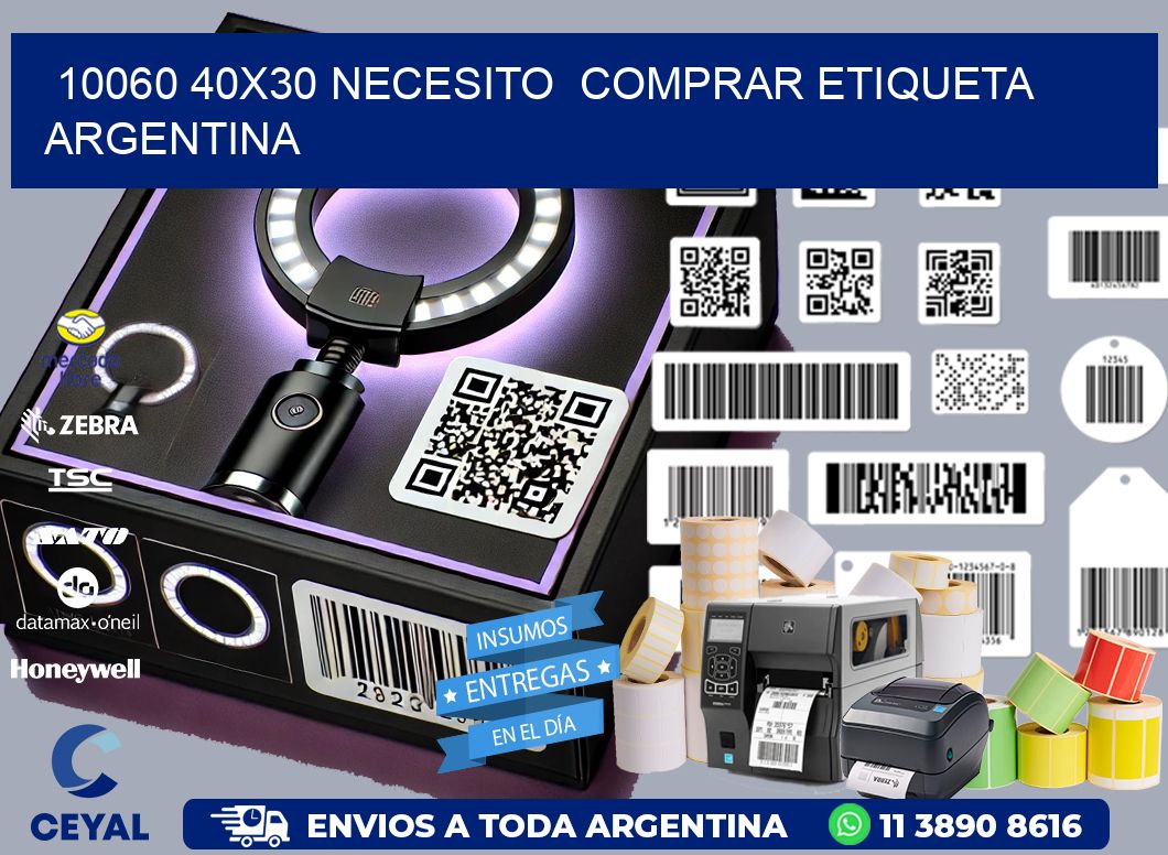 10060 40X30 NECESITO  COMPRAR ETIQUETA ARGENTINA