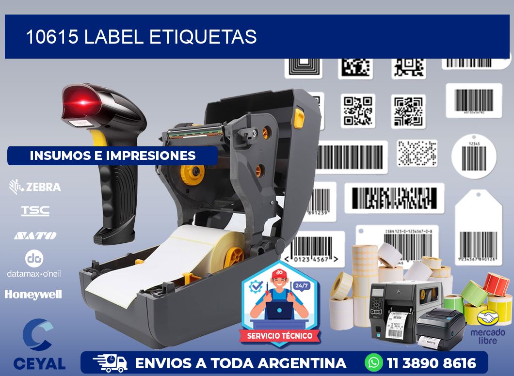 10615 LABEL ETIQUETAS